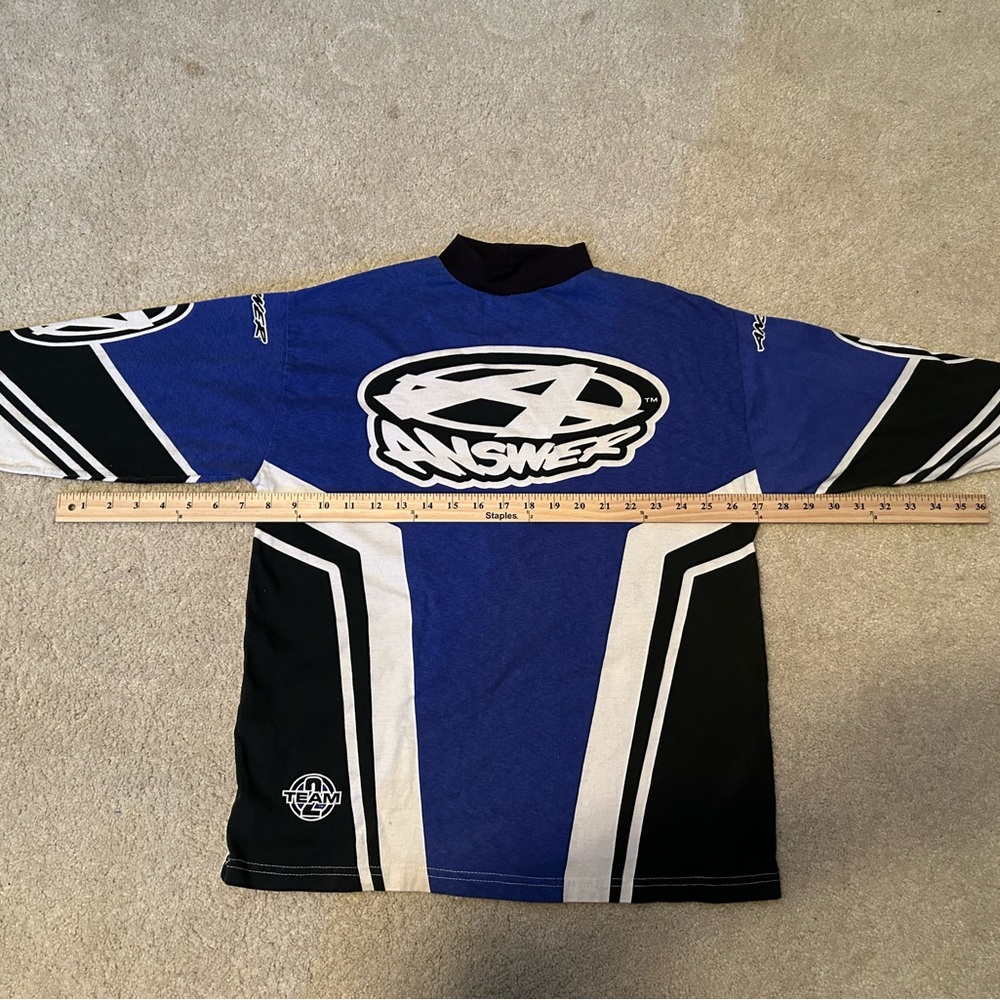 Answer Kids Blue and Black Jersey - Picture 7 of 10